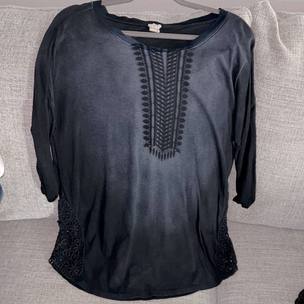 Gimmicks black 3/4 sleeve